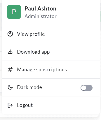 Dark mode