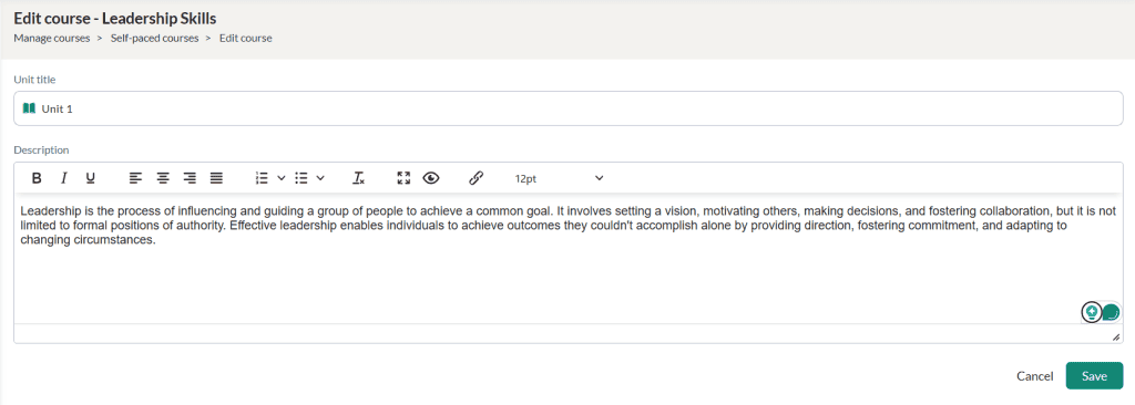 creating self paced courses with content 7