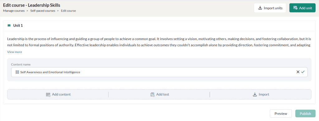 creating self paced courses with content 8