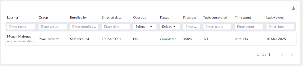 learner enrollment for selfpaced 5