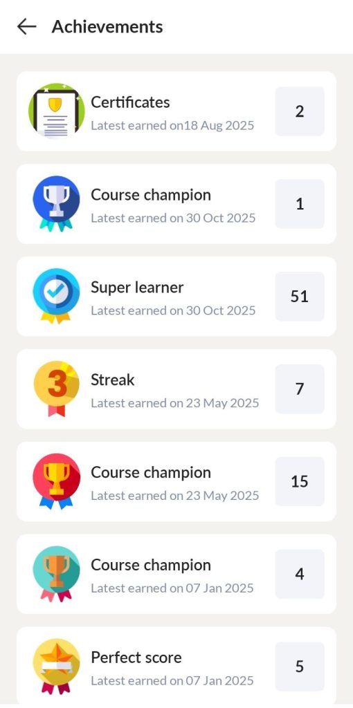 View and update profile 4