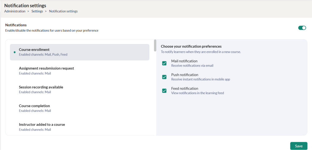 Notification Settings 3