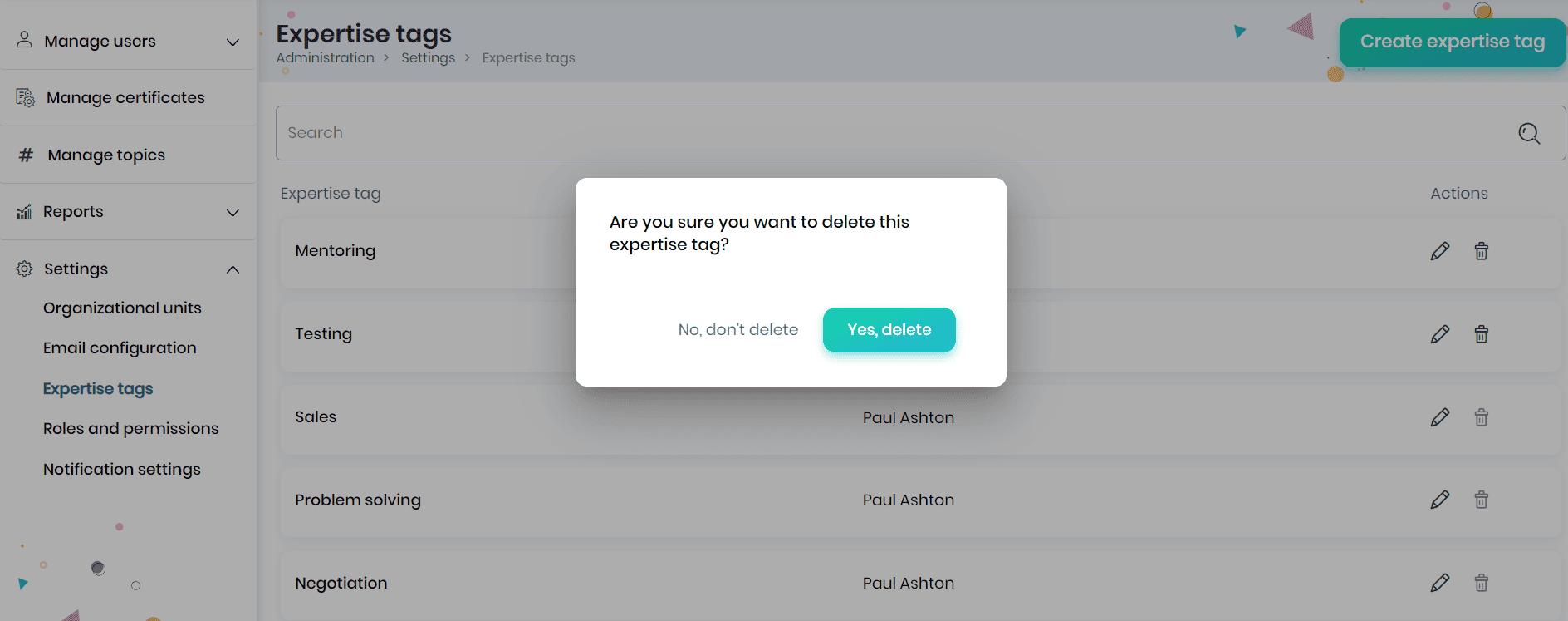 Managing email configuration 6