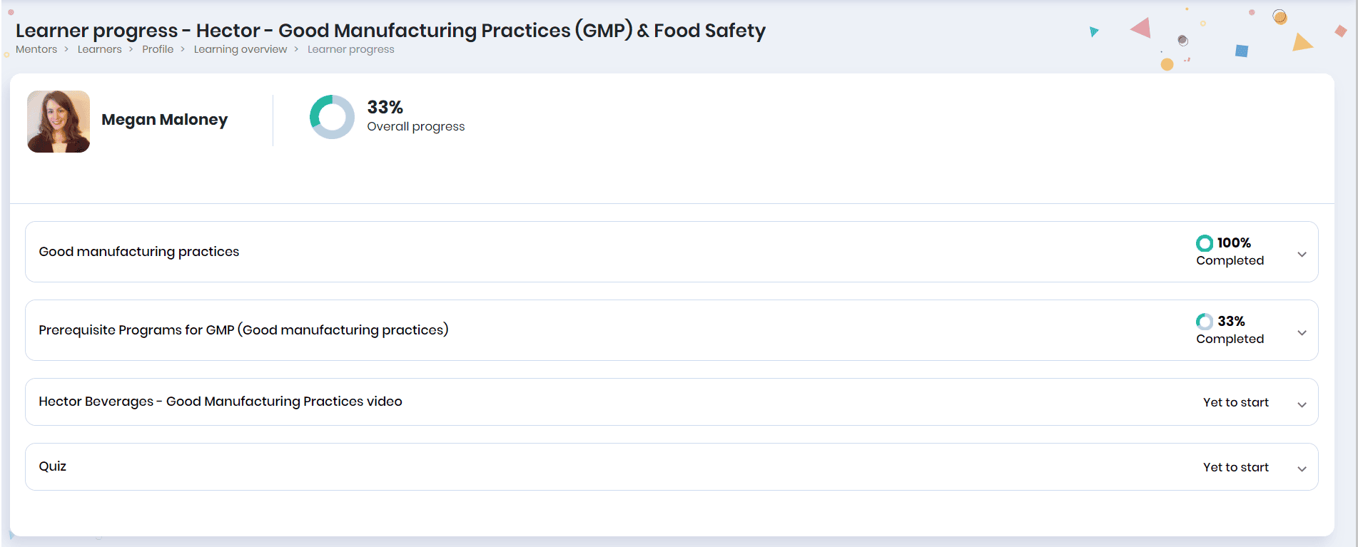 Monitoring Learners Progress 9
