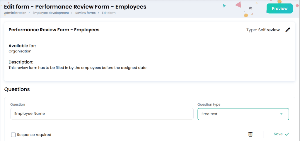 Review Form 3