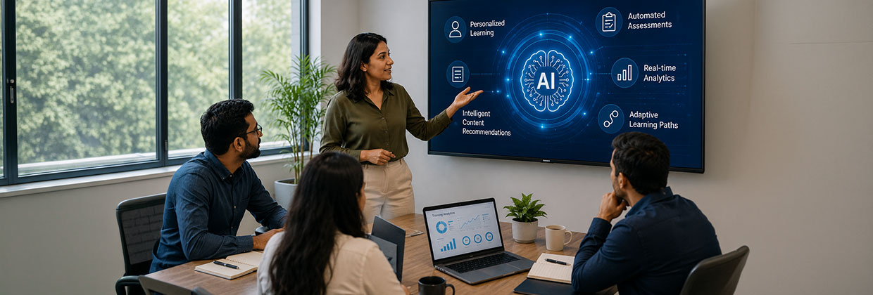 The Business Impact of AI in Corporate Training: Benefits, ROI & Future Trends
